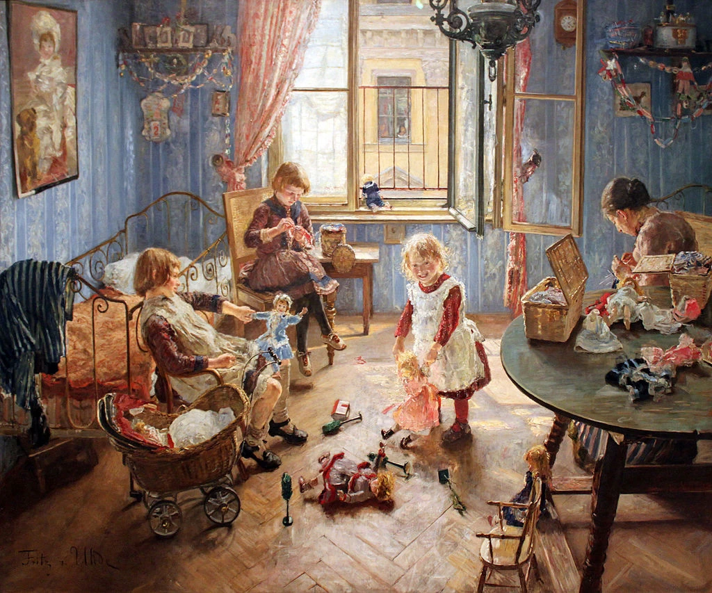 L'asilo, 1889 - Hamburger Kunsthalle, Hamburg